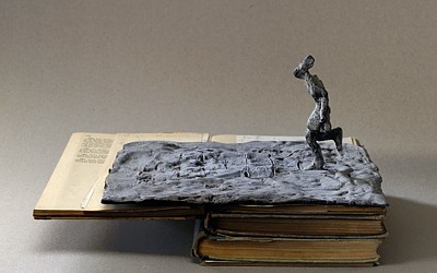 scène actuelle, papier mâché